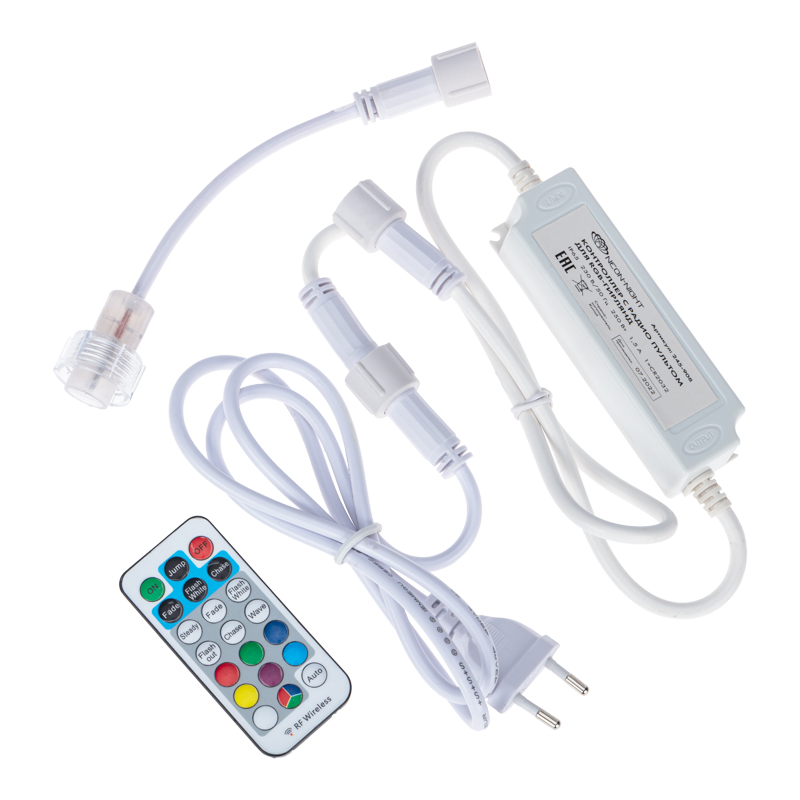 Контроллер с радиопультом для RGB-гирлянд, IP65